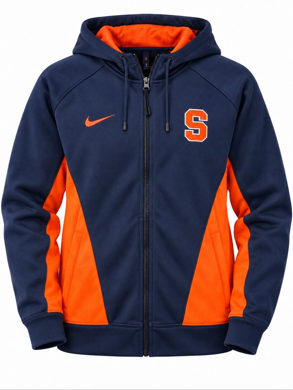 Nike Syracuse Orange Therma-FIT Full Zip Hoodie Jacket Men’s L